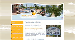 Desktop Screenshot of dream-coast-management.com